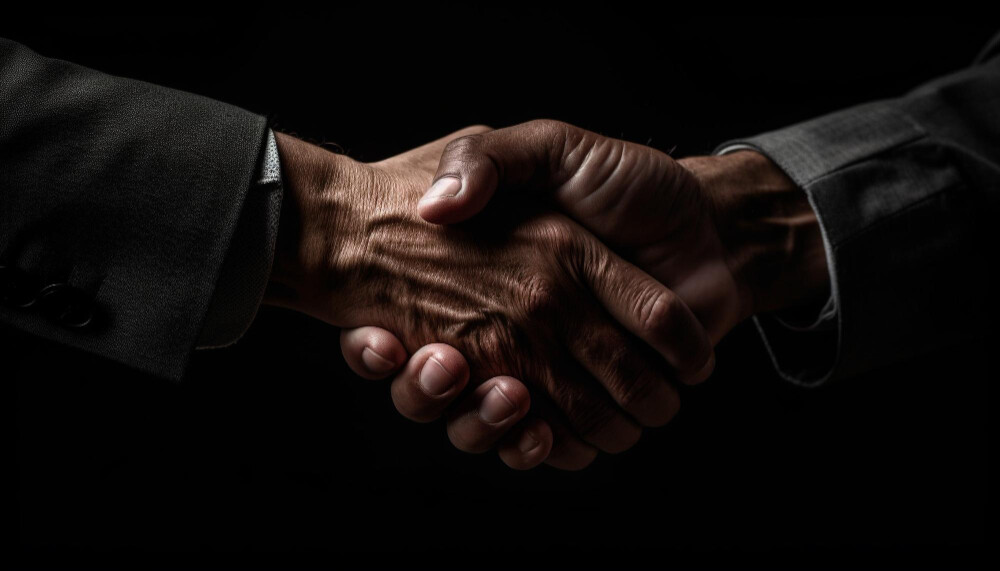 photo of handshake